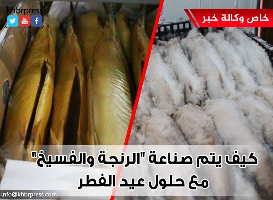  بالفيديو: "الرنقة والفسيخ" مصدر رزق وزينة لموائد الغزيين في العيد