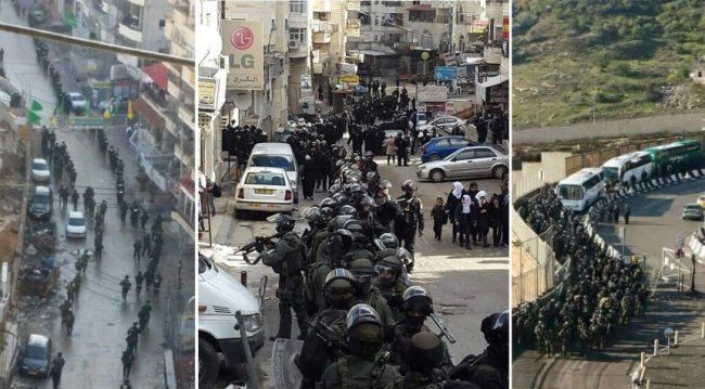 الاحتلال يداهم محلات تجارية ويشرع بتوقيف المركبات في شعفاط