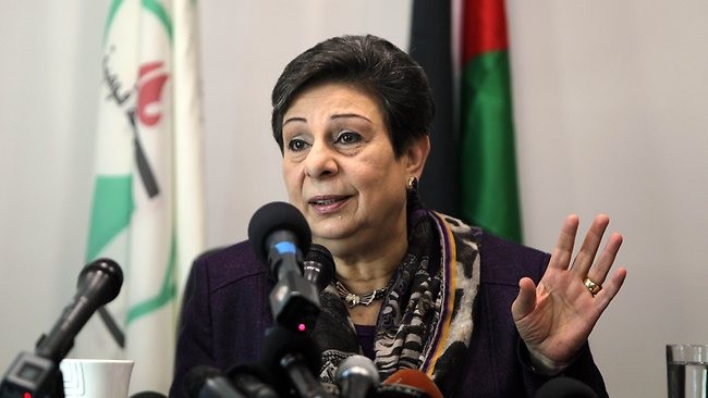 عشراوي تلتقى القنصل السويدي وتطلعه على آخر المستجدات السياسية