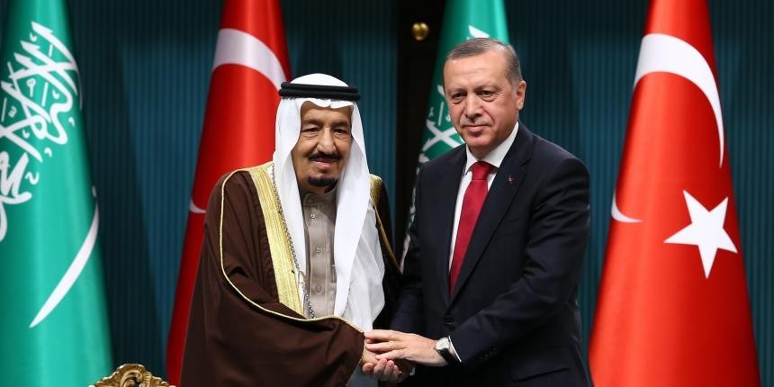  الملك سلمان وأردوغان يبحثان العلاقات الثنائية والقضية السورية 