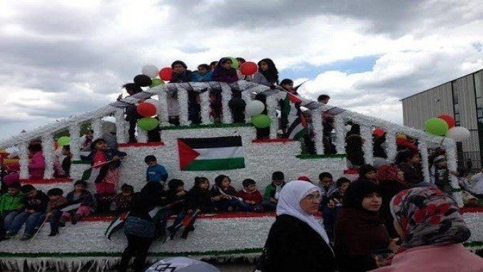 الجالية الفلسطينية في شيكاغو تحيي ذكرى النكبة