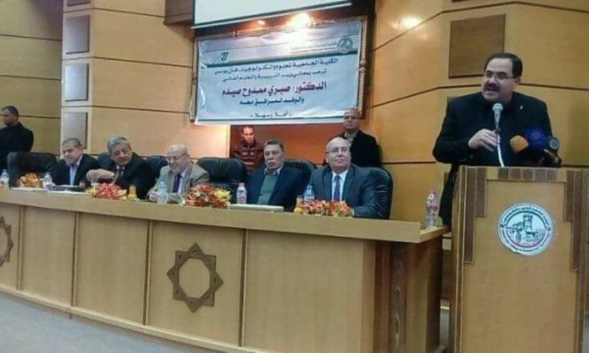 صيدم يعلن انتهاء أزمة الكلية الجامعية في خان يونس