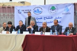 غنيم يفتتح 5 خزانات ومحطات ضخ للمياه شمال ووسط وجنوب غزة