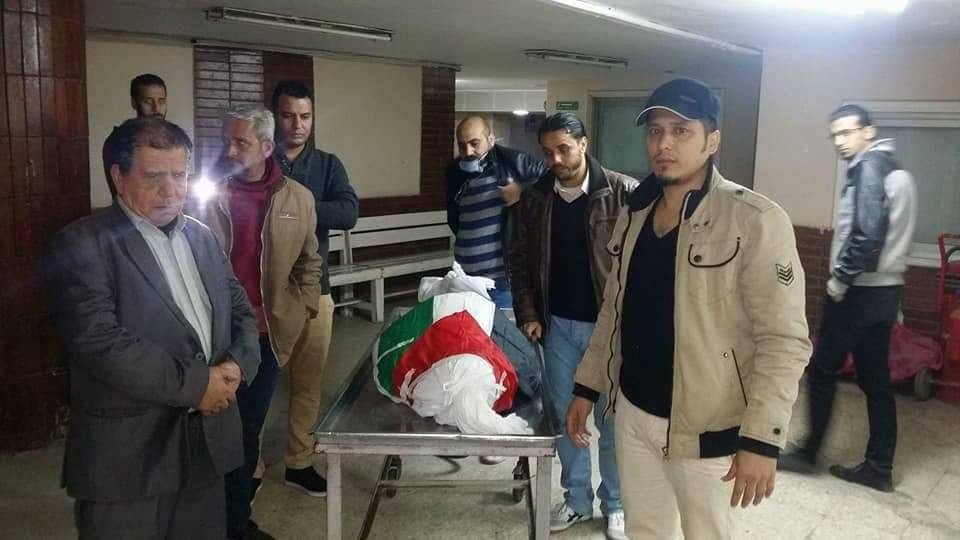 وصول جثمان الشهيد أبو شدق عبر معبر رفح