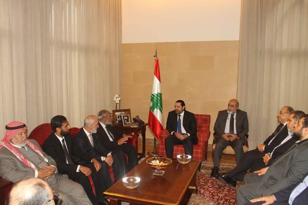 وفد كتلة "حماس "يجتمع مع الحريري في بيروت