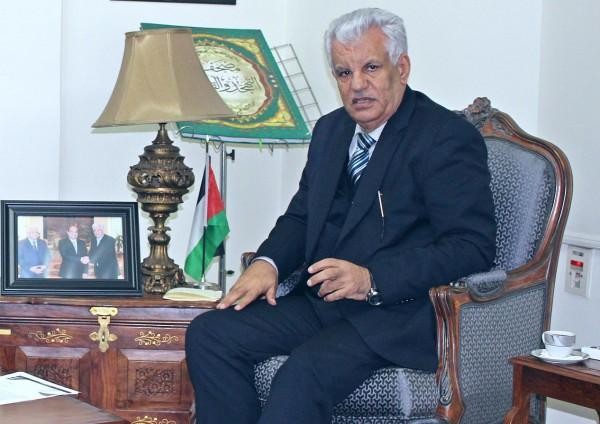 الشوبكي يطلع المبعوث السويسري لعملية السلام على الأوضاع في فلسطين