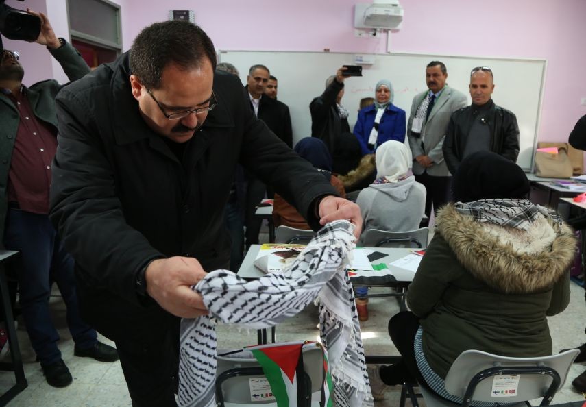 بالصور: التربية تطلق حملة "العهد" لدعم ومناصرة عهد التميمي