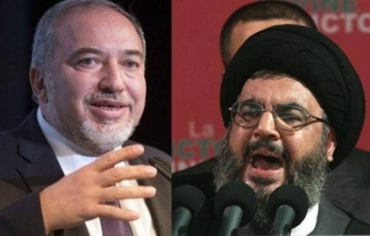 ليبرمان: الصواريخ التي أطلقت على الجولان بأوامر نصر الله