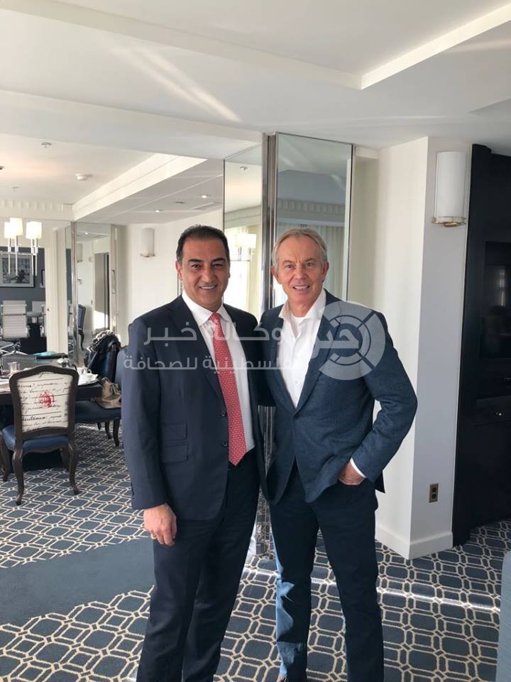 عدنان مجلي يبحث مع بلير سبل مواجهة قرار ترامب