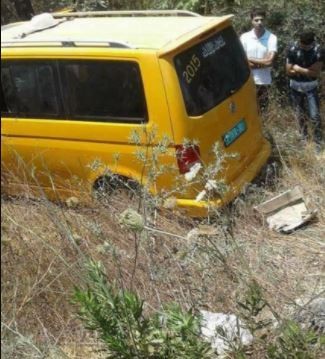 إصابة 9 مواطنين بحادث سير على طريق دير الغصون بطولكرم