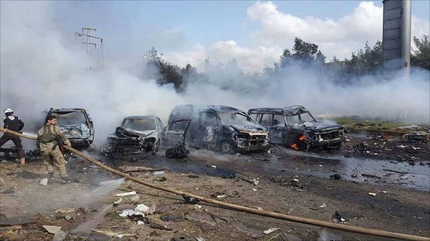 مقتل 39 شخصاً وإصابة العشرات إثر انفجار سيارة ملغومة بحلب 