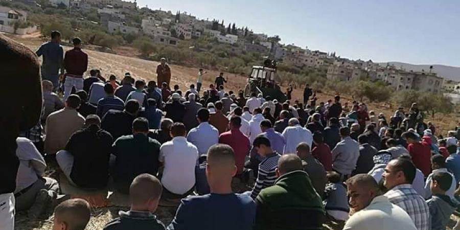 آلاف المصلين يؤدون صلاة الاستسقاء في جنين