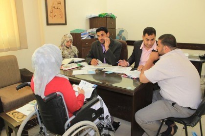 بحث فرص عمل لذوي الإعاقة بغزة