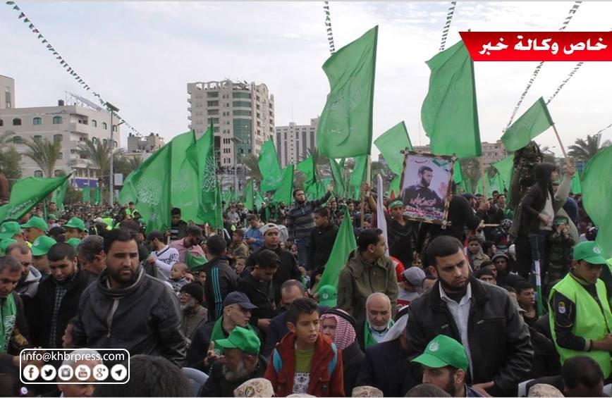 بالفيديو والصور: "حماس" تُحيي ذكرى انطلاقتها الـ"31" بمهرجان مركزي في غزّة