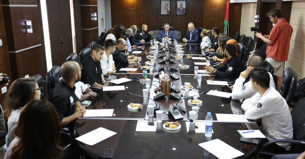 الأعرج يطلع وفداً بلجيكياً على صورة الأوضاع الفلسطينية