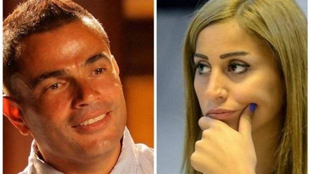 ما حقيقة زواج عمرو دياب من دينا الشربيني؟