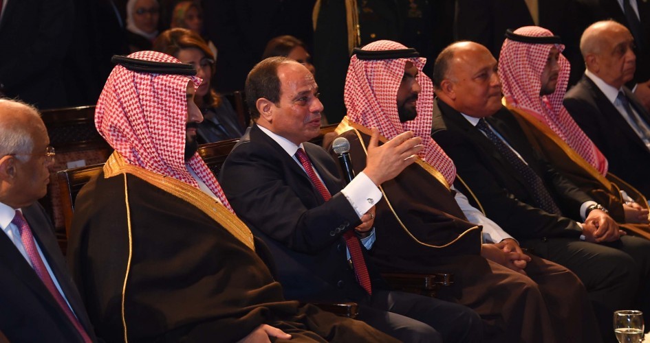 السيسي وبن سلمان يحضران عرضاً مسرحياً بدار الأوبرا في القاهرة