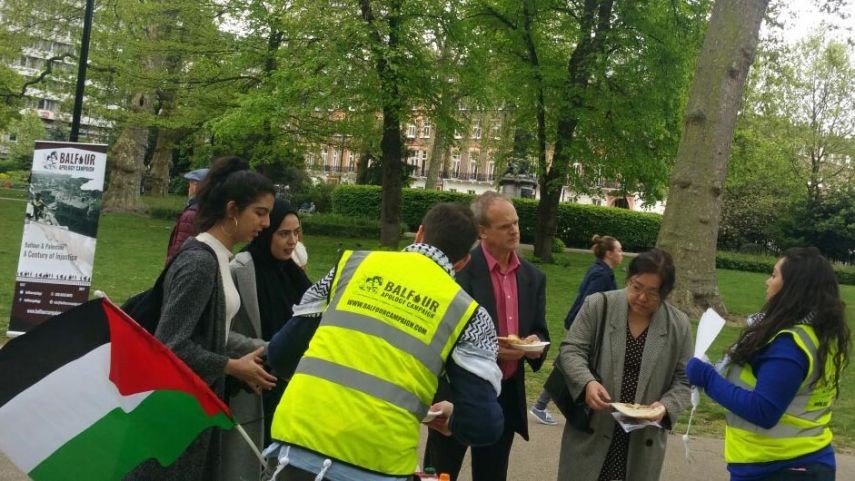 الدعوة للتوقيع ضد احتفال بريطانيا بمئوية وعد بلفور