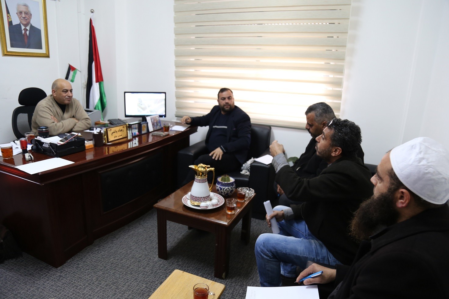 اجتماع بين الارتباط الفلسطيني وهيئات محلية برام الله
