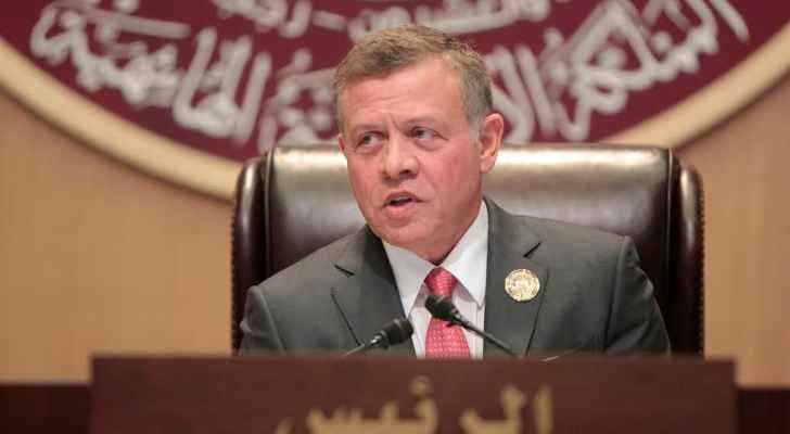 ملك الاردن: اشقائنا الفلسطينيين دعاة سلام والقدس مفتاح السلام بالمنطقة