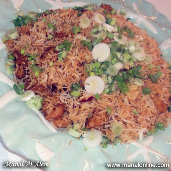 بالفيديو : الأرز المقلي مع الجمبري