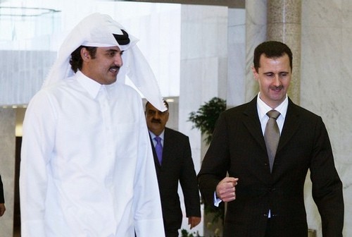 قطر تُعلن تأييدها للعدوان الثلاثي على سوريا 