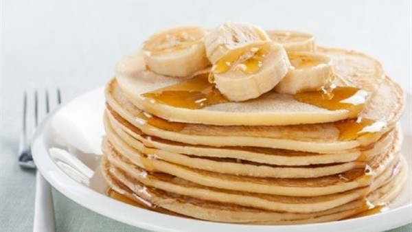 بان كيك الموز بزبدة الفول السودانى