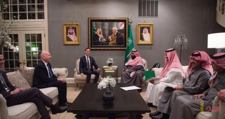 هذا ما بحثه بن سلمان مع كوشنر وغرينبلات في واشنطن