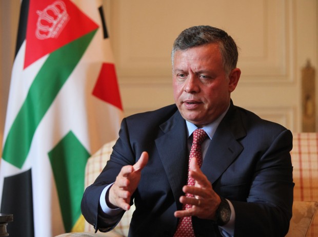 الملك عبد الله يبحث مع المبعوث الأمريكي عملية التسوية