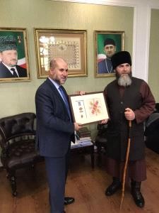 الهباش ومفتي الشيشان يؤكدان أن القدس على رأس الاولويات الإسلامية