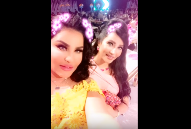 بالفيديو : شاهدوا زفاف شقيقة أحلام الفخم بالرغم من منع التصوير!