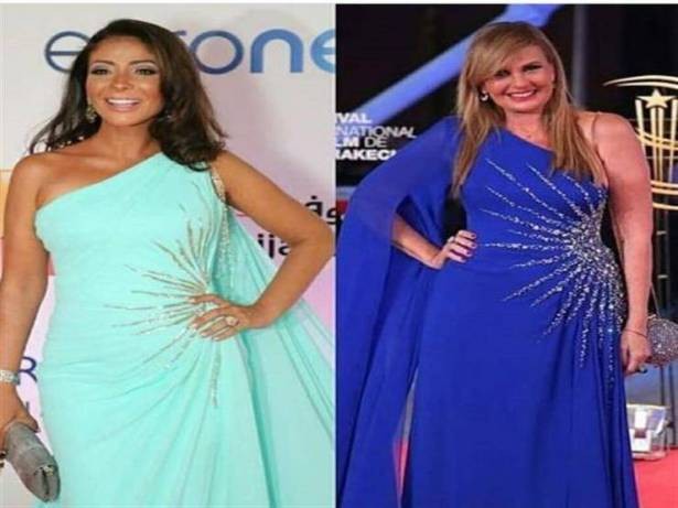 يسرا ومنى زكي بنفس الفستان.. من الأجمل؟