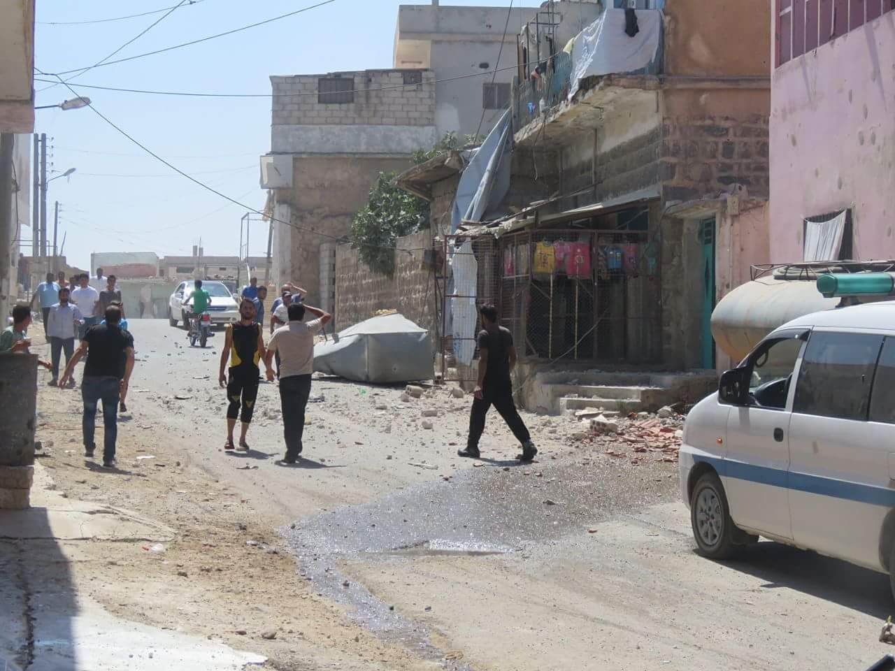 قصف بالمدفعية والهاون على مخيم درعا للاجئين