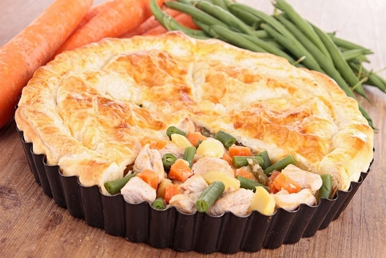 باف باستري بالخضار والجبنة