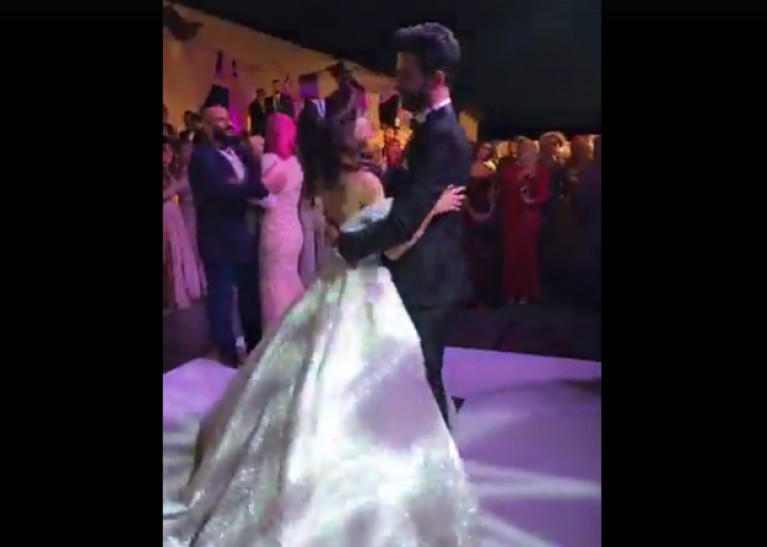 شاهدوا فستانها الأبيض... الفيديو الأول من حفل زفاف كارمن سليمان