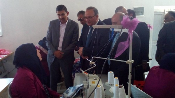 التنمية الاجتماعية تفتتح مشروعاً للخياطة والتطريز في بلدة بني نعيم
