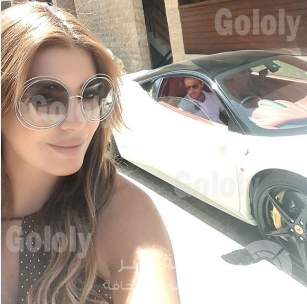 أول ظهور صورة سيلفي لامل بوشوشة في شهر العسل