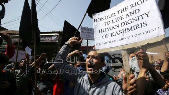 مقتل صبي في احتجاجات ضد الهند في كشمير