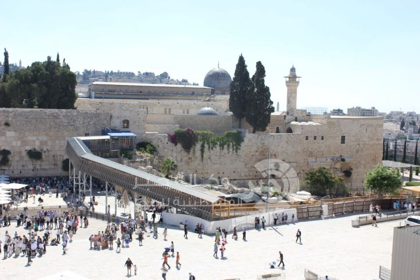 بالصور: مخططات صهيونية لاجراء تغييرات بمنطقة باب الخليل بالقدس