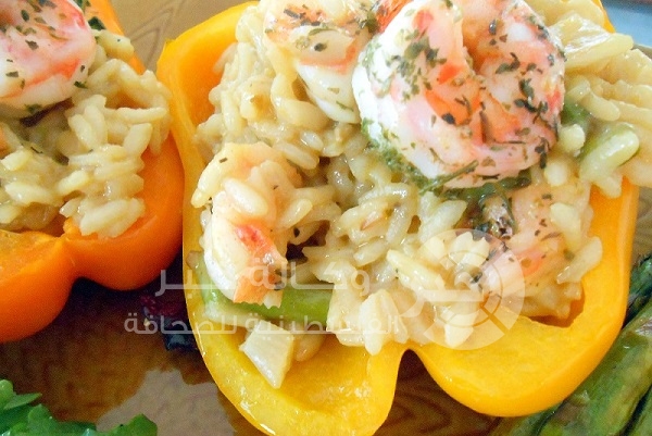 فلفل محشي بالجمبري