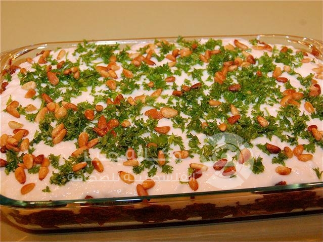 فتة المقدوس خطوة بخطوة