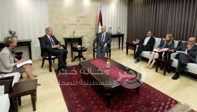 "الحمد الله" يبحث مع رئيس بعثة الرباعية الدولية آخر التطورات