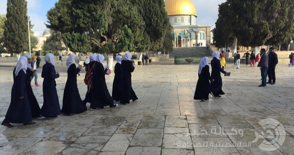 بالصور : أجواء من الحذر والترقب داخل البلدة القديمة ومحيط المسجد الأقصى