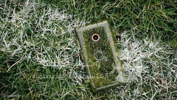 هاتف ذكي مصنوع من العشب