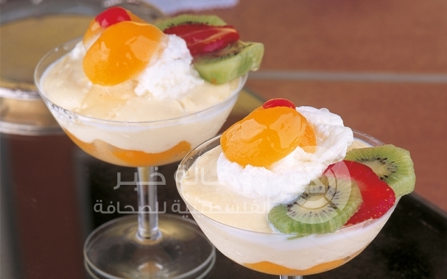 طريقة تحضير الكاسترد الثلجي