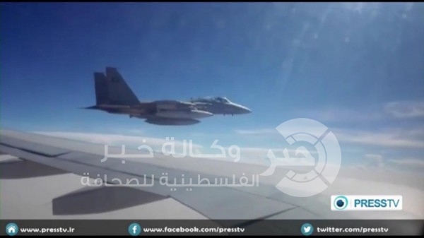بالفيديو: كيف منعت مقاتلة سعودية طائرة ايرانية من الهبوط ورافقتها في الاجواء لخارج اليمن