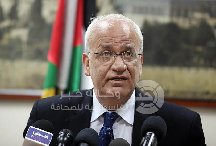 عريقات:حكومة الاسرائيلية الجديدة حكومة حرب وضد السلام