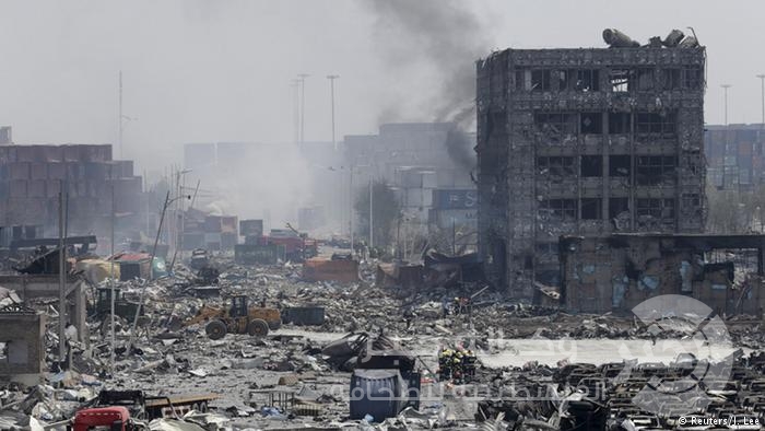 ارتفاع حصيلة قتلى انفجار تيانجين واستمرار البحث عن ناجين