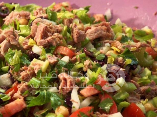 سلطة التونة بالخضار