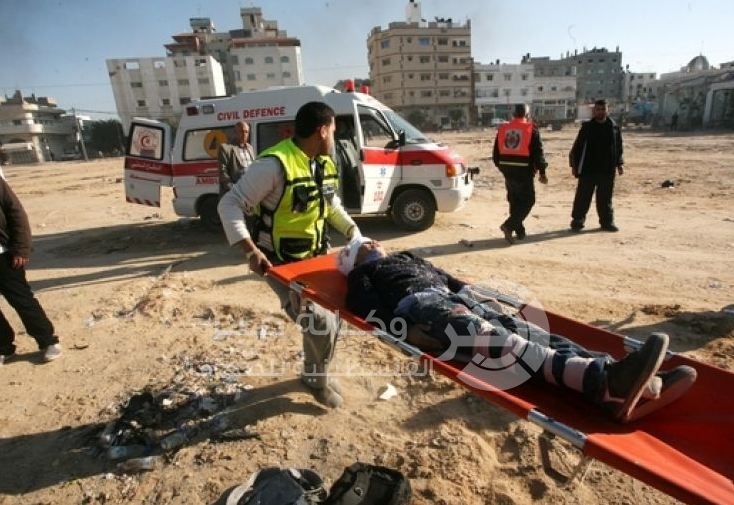 اصابةالشاب "نائل صلاح " اصابه بليغة بالراس